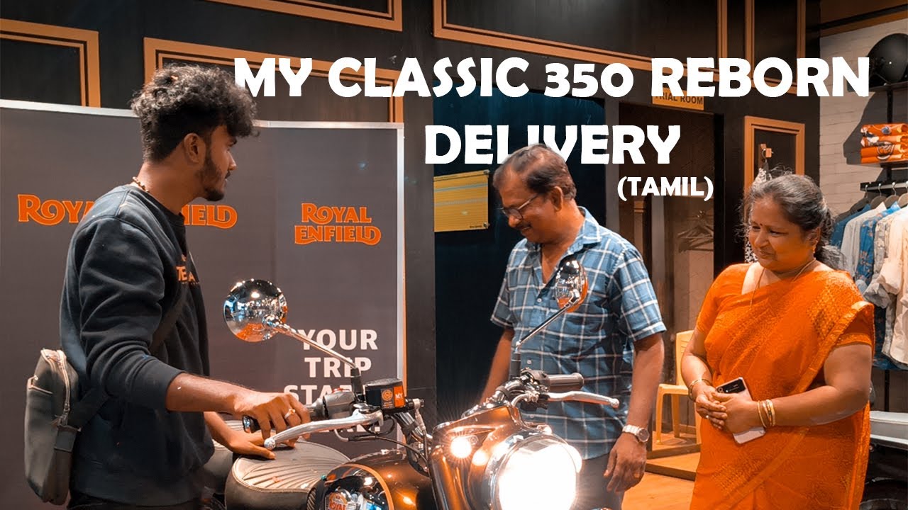 MY CLASSIC 350 REBORN DELIVERY🥹❤️🥰 #royalenfield #classic350   Sarvesh Kandhavel