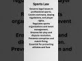 Sports Law