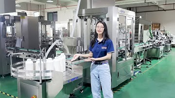 Automatic Alcohol Bottle Filling Capping Labeling And Sealing Machine With Explosion-Proof Device