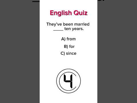 🧠 English Quiz:
