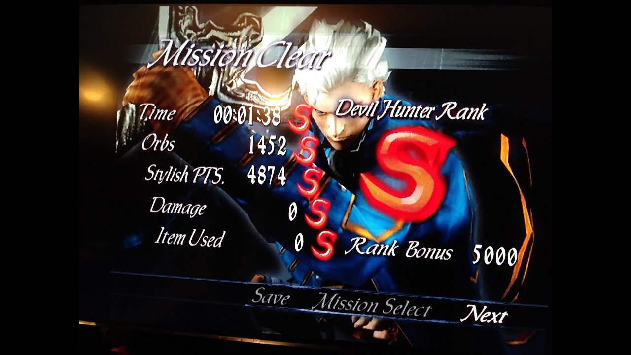 DMC3 SE - M-09 Easy SS Rank - Vergil