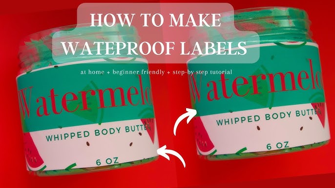 Best Waterproof Labels For Body Butter Products, AVERY labels, Joyeza  Labels, REVIEW