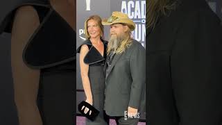 Chris Stapleton and his wife Morgane are couple goals at the #ACMawards in Las Vegas.(🎥: IG/JPASC24)