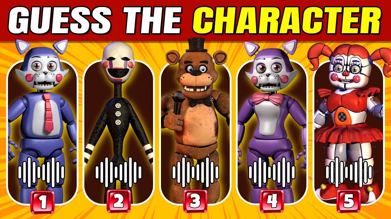 Guess The FNAF Character by Voice & Emoji - Fnaf Quiz | Five Nights At ...