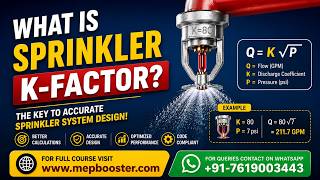 What is Sprinkler K-Factor | Fire Fighting Design Explained