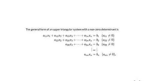 06 general triangular systems