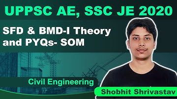 SFD & BMD-I Theory and SOM PYQs | UPPSC AE | SSC JE 2020 | Shobhit Srivastava