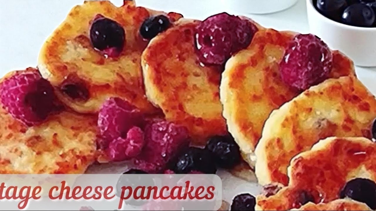 Cottage Cheese Pancakes Recipe with Raisins YouTube