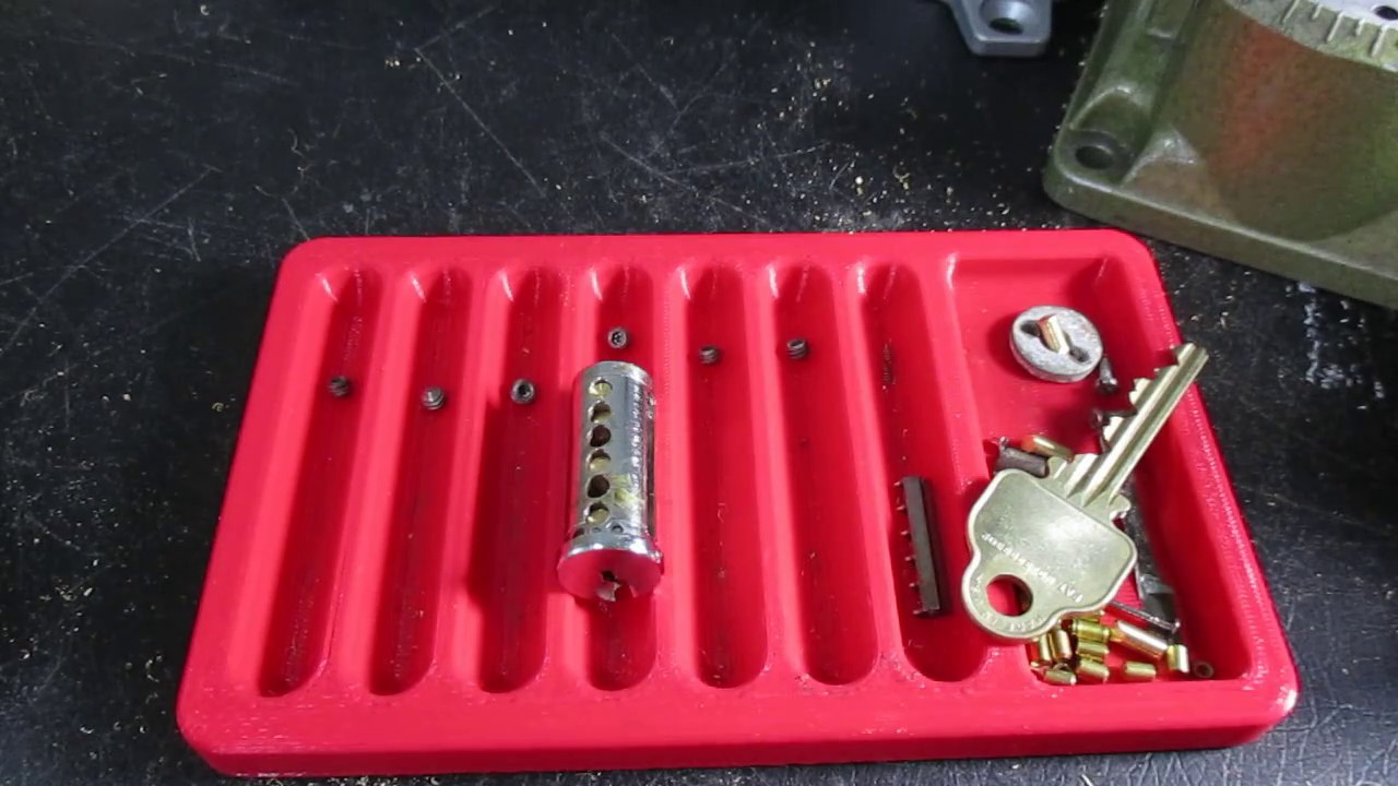 Medeco challenge lock build Part 1 Key pins YouTube