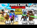 We Survived 100 Days in Star Wars in Minecraft... Here's What Happened...