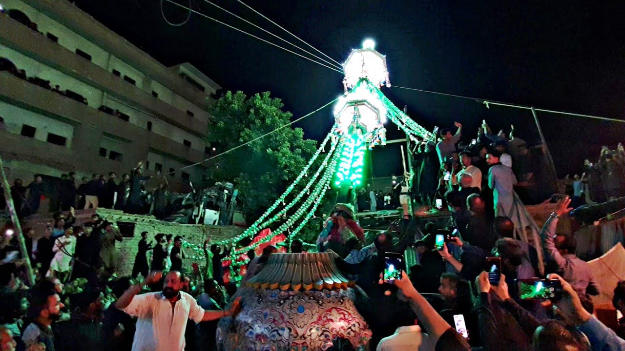 Alam Pak Buland | 29 Zulhaj 1443-2022 | @ Qadam Gah Mola Ali as Hyderabad Sindh 🇵🇰