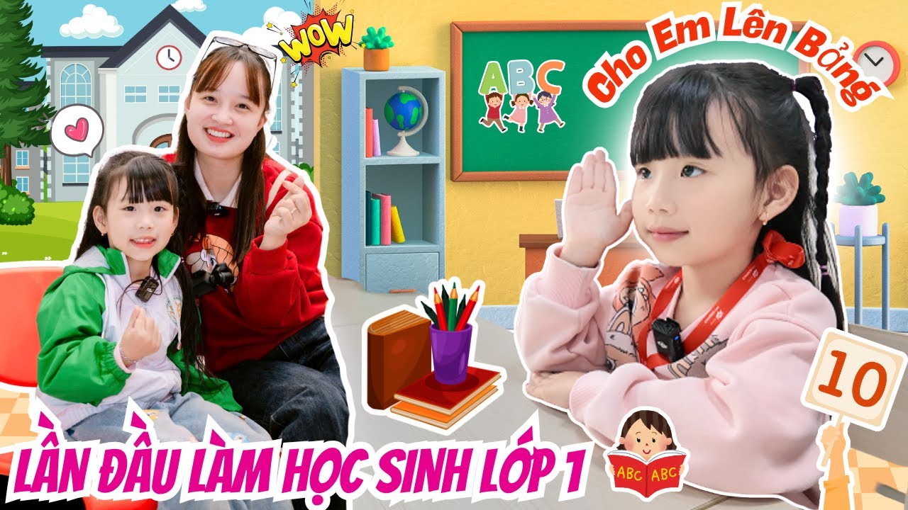 Lần Đầu MiMi Làm Học Sinh Lớp 1 😍 Cùng Mẹ Huế Trải Nghiệm Trường Học Tương Lai Có Gì Đặc Biệt?