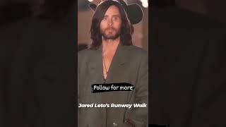 Jared Leto 🆚 others models runway walk👍❤#trend #fashionblogger #fashion #fashionshow