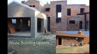 Building My New Home Ep4: Walls + Roofing + Plastering | South African YouTuber