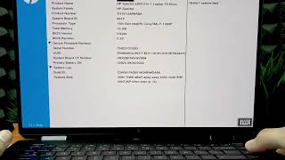 HP SPECTRE X360 - Cara Cek Informasi Build Laptop di BIOS