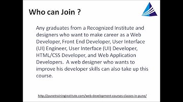 Best Web Development Courses- Classes- Institutes in Pune | Pune Training Institute