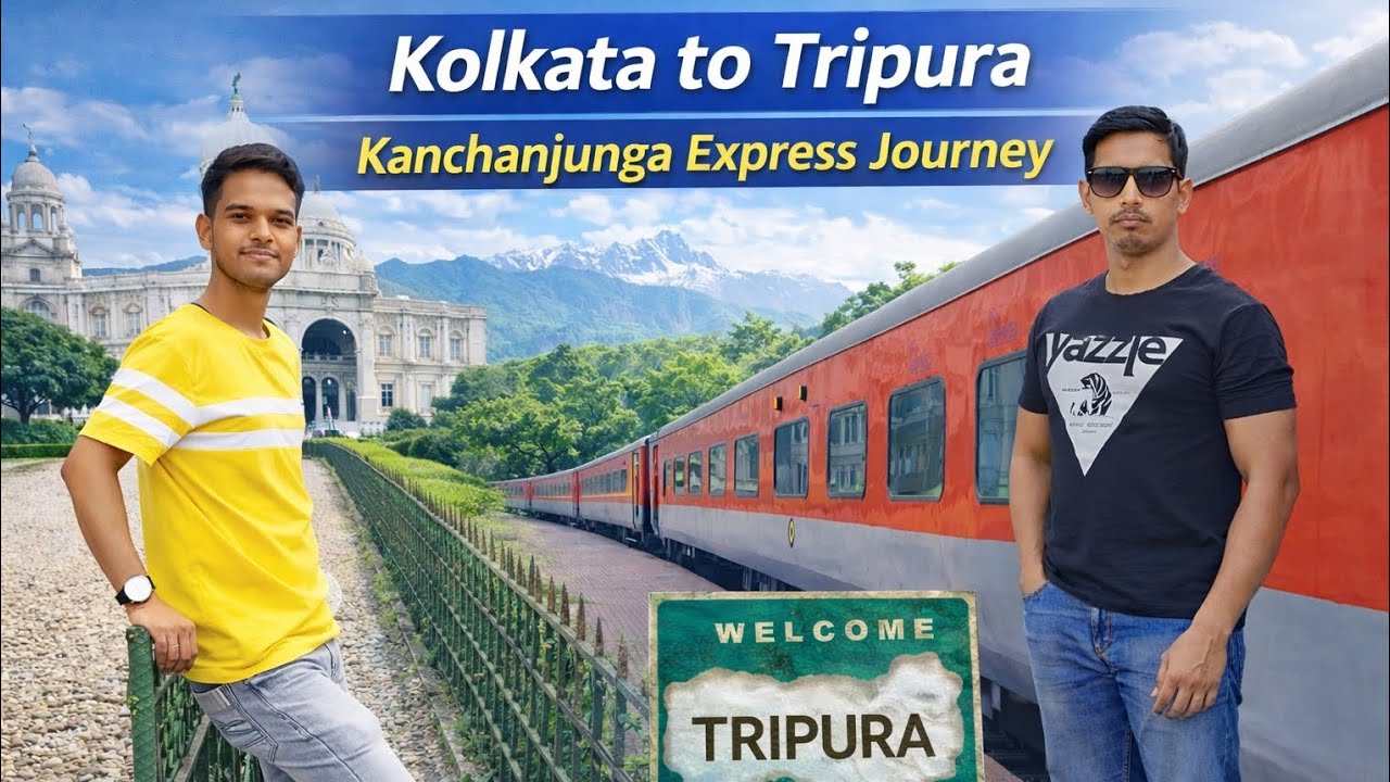 Kanchanjungha Express Journey | Kolkata to Tripura Full Travel Vlog