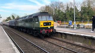 Locomotive Services class 47 “Crewe Diesel Depot” Seen at Wymondham station! 