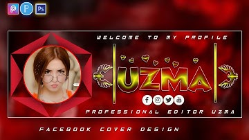 How To Make New Facebook Cover Glass Font In Picsart Pixellab With  PS Touch - Zarraq Creation