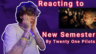 Next Semester by Twenty one Pilots // Reacting to the music video // This sounds so good!