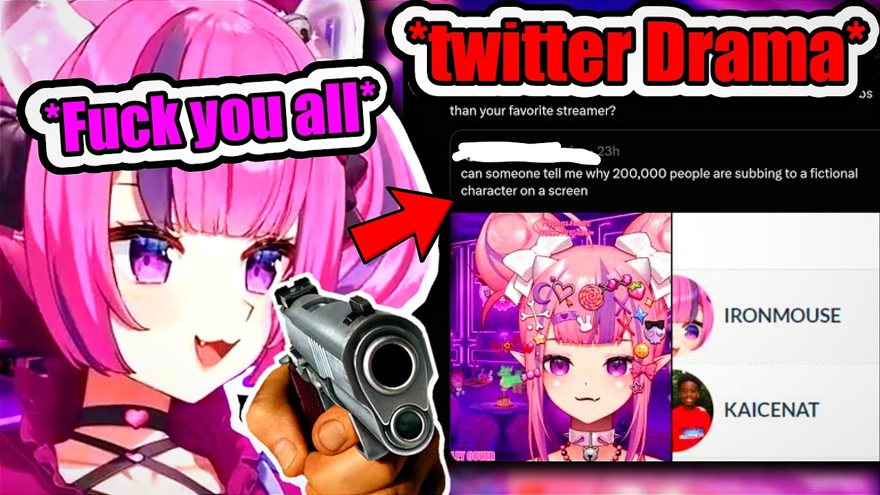 Ironmouse Talks About Twitter Dramatic Comments