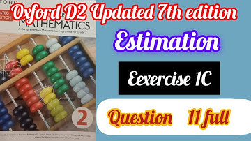D2,Updated 7th edition, Exercise 1C,Question 11 full parts solve,Oxford 7th edition,D2 book,