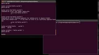 This video begins the real introduction to scala. we start with
certain basic programming language constructs such as tokens,
statements, expressions, types,...