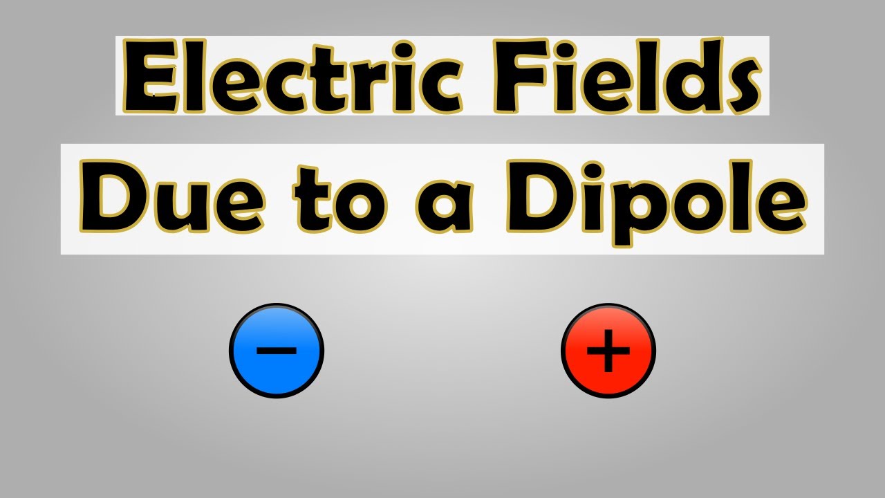 Electric Field Due to a Dipole | Physics - YouTube
