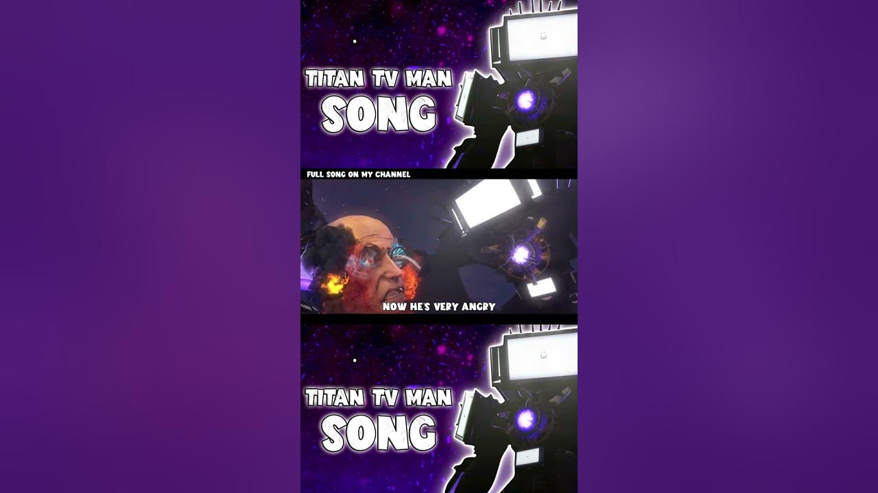 TITAN TV MAN SONG IT'S ON YOUTUBE #titans #skibiditoilet #skibidisong #song #music #powers