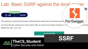BASIC SSRF AGAINST THE LOCAL SERVER | APPRENTICE | - PORTSWIGGER ACADEMY