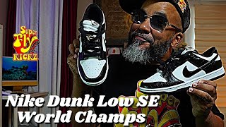 WHY ARE PEOPLE BUYING PANDA'S OVER THESE WORLD CHAMP NIKE DUNKS? THEY ARE MUCH BETTER MATERIAL.