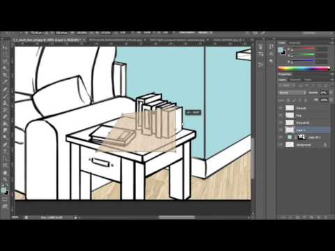 Perspective Rendering Using Photoshop