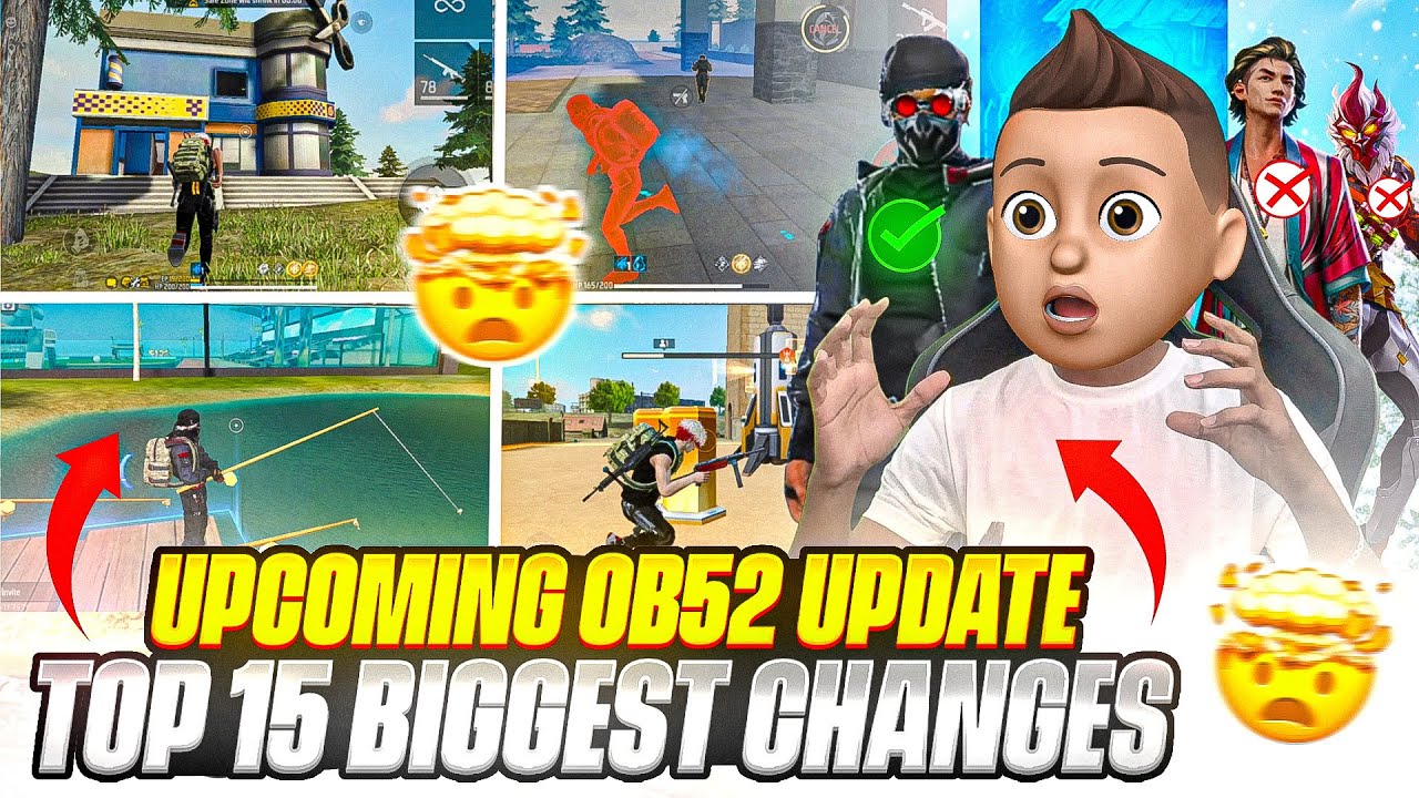 Upcoming OB52 Update A-Z All Changes In Free Fire 🤯🤫🤦‍♂️ || @SRB_SCB_Is_Live || #freefire #scb #srb 