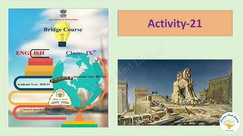 Std.9th English Bridge course Activity-21 Reading and Rearranging  the events -The Fall of Troy