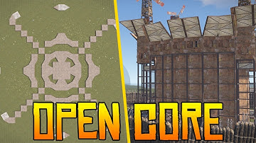 RUST LARGE GROUP 3X3 BASE | OPEN CORE | WIDEGAP SHOOTING FLOOR | INNER PEEKS