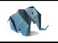 Origami Elephant - Tutorial OLD VERSION - How to make an origami Elephant