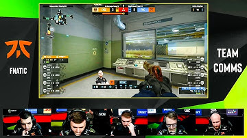 fnatic team voice comms on match against ENCE | Playoffs | ESL Pro League 15 | CSGO