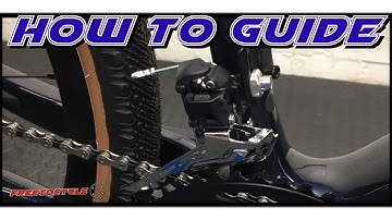 Shimano GRX 400 Front Derailleur Fitting Guide