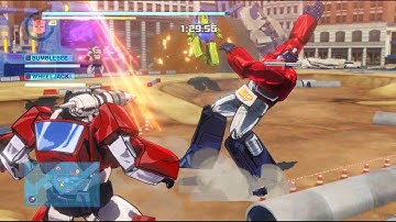 Transfomers Devastation SIDESWIPE Challenge 29 SS Rank PRIME No Help Items