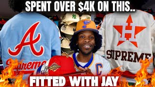 I WENT OVERBOARD! SPENT OVER $4K ON SUPREME COLOGNE & HATS FITTED WITH JAY PICK UP HALL!