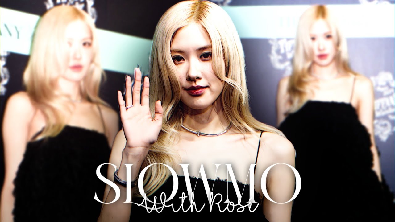 SLOWMO Twixtor ROSÉ Tiffany Tokyo BLACKPINK clips for edits topaz ae quality 4k