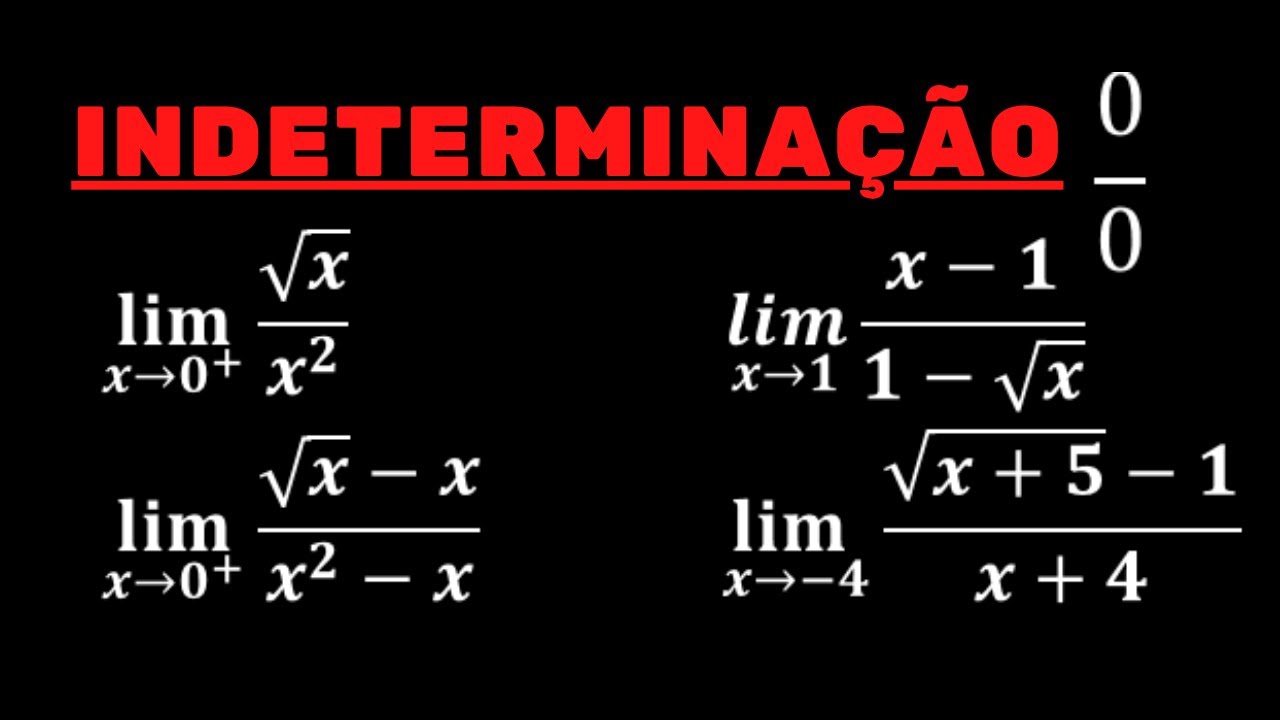 Limites De Indeterminacao Zero Sobre Zero Resolucao De Exercicios limites-de-indeterminacao-zero-sobre-zero-resolucao-de-exercicios