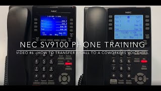 Video #6 - How To Transfer A Call To A Coworkers Voicemail screenshot 5