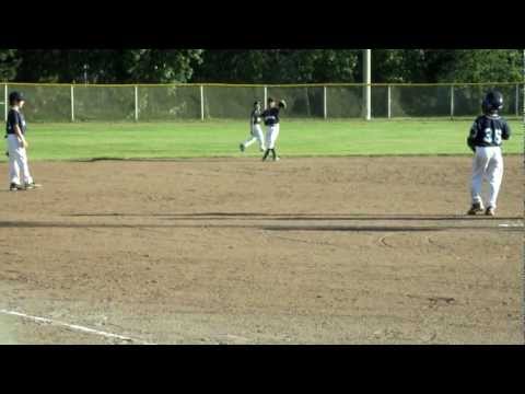 9 year old Jayden makes an unbelievable baseball catch during a game - best baseball catch ever