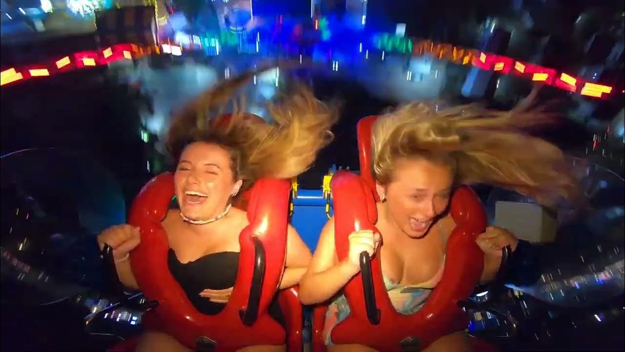 Slingshot ride girls puppies 1 youtube