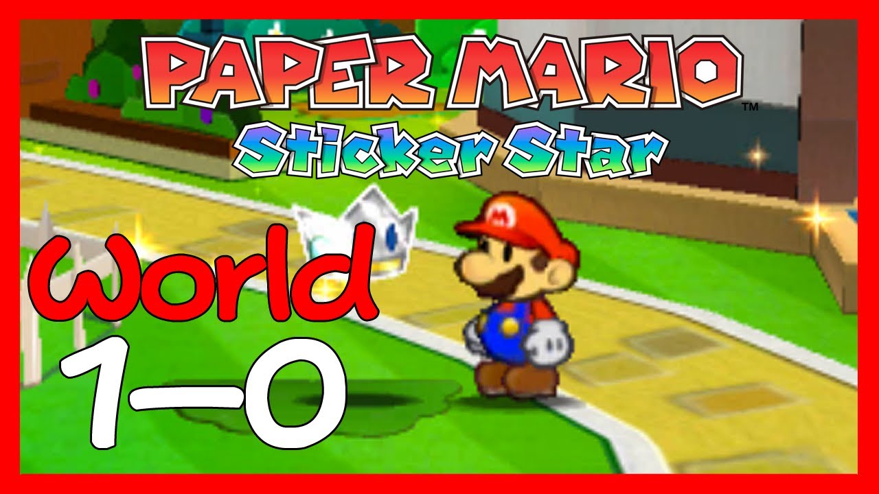 Paper Mario Sticker Star Decalburg