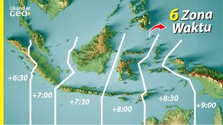 Indonesia's Time Zones from 1945 to Present