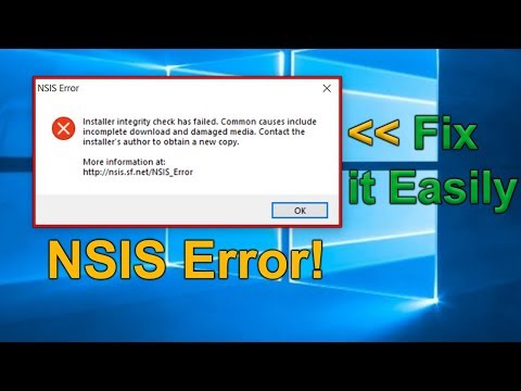 NSIS Error fix windows 10 - [Solved] Easy Method