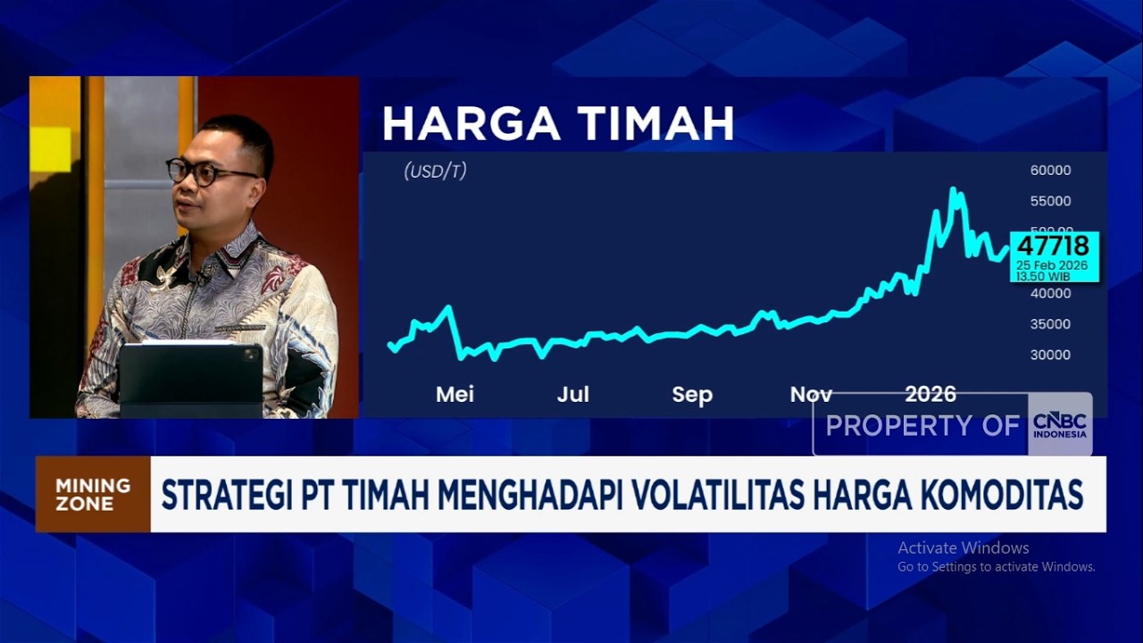 Harga Sedang Tinggi, PT Timah Genjot Penjualan & Laba di Atas 100%