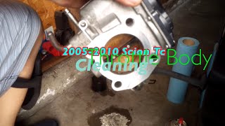 2005-2010 Scion Tc/2AZFE Engines/Throttle body disassembly and cleaning